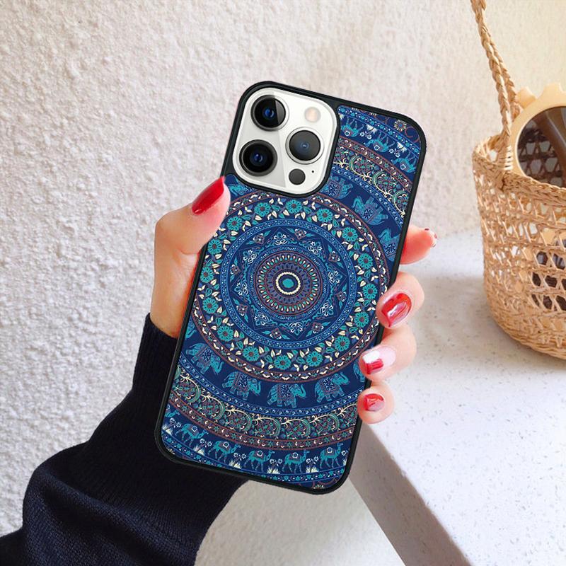 

Mandala Flower Back Phone Case for iPhone 17 Air 16 PRO MAX 15 14 PLUS 12 11 13 Back Cover Fundas Shell coque iPhone 12or12pro