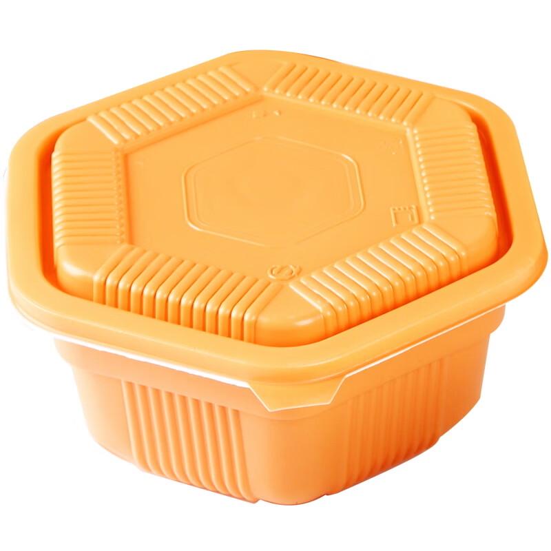 Disposable 2-Compartment Plastic Lunch Box