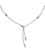 Lazy N Crazy Ball Chain 2 Drop Necklace