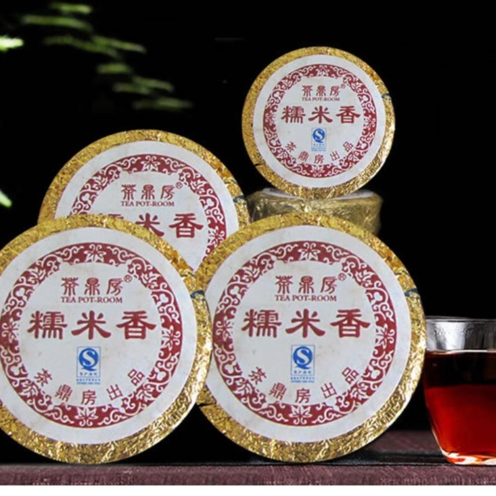 Premium Ripe Pu-erh Mini Tuo Tea Sticky Rice Aroma Small Golden Cakes 500g