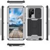 Custodia blindata per Samsung Galaxy S22 Ultra, R-JUST CamShield Slide, argento