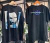 Marilyn Manson Rock Band Basic Black Short Sleeve 2 Side Unisex Tshirt Reprint Unisex T-Shirt