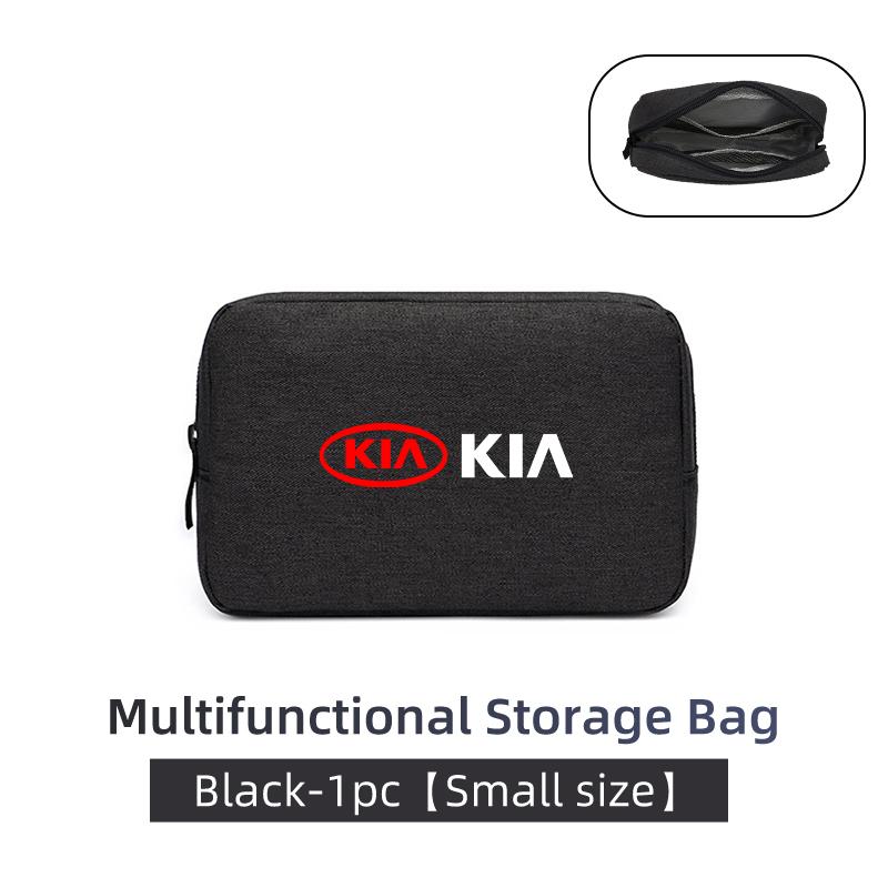 CNR2 Oxford Cloth Car Styling Digital Storage Bag Portable USB Data Cable Storage Case For KIA Ceed Sportage Rio K5 K2 Optima Cerato