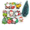Mini Father Christmas Tree Decorations Santa Claus Keychain XMAS Children's Gifts Creative Fashion Key Chains Cute Keychains