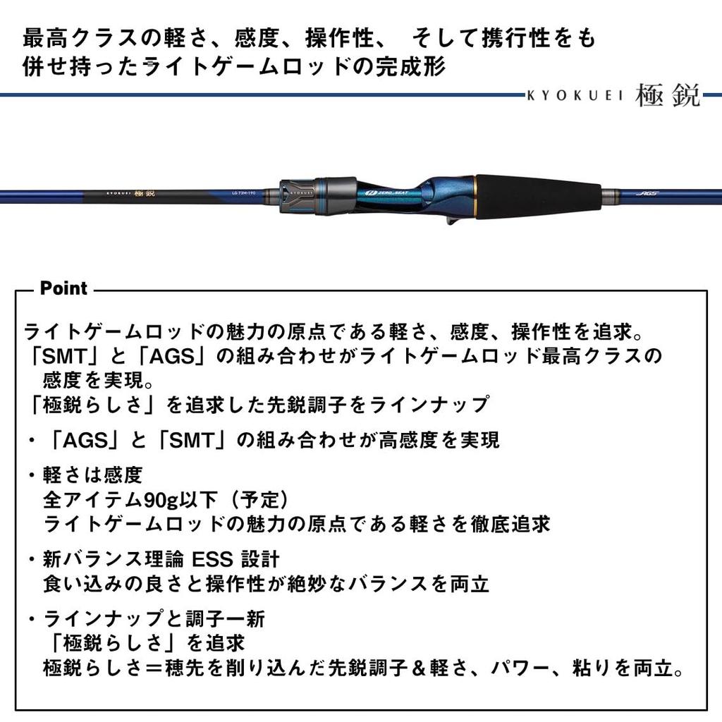 Daiwa Bootsrute Extremely Sharp LG 73M-190