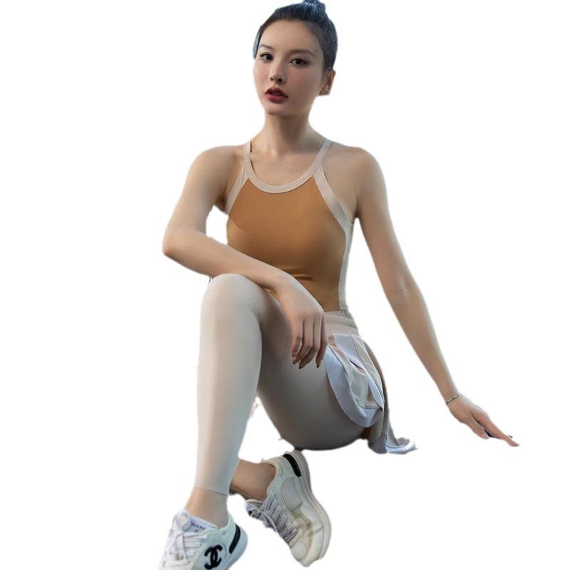 Women's Quick-Dry Slim-Fit Summer Sports Set - Pilates Short Top & High-End Yoga Wear