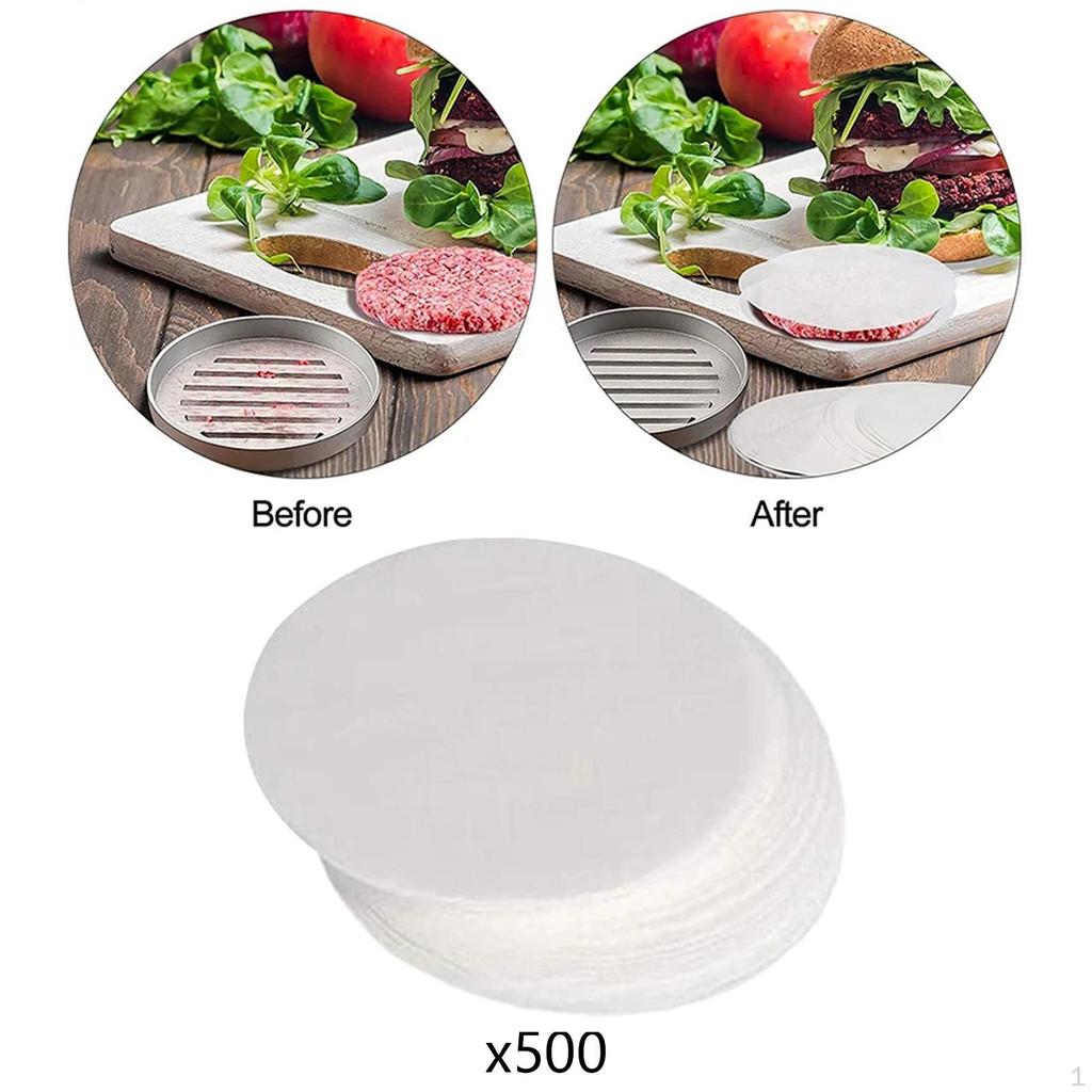 Burger Press Paper Parchment Round Baking Oil for Tea Party Wedding Home Use