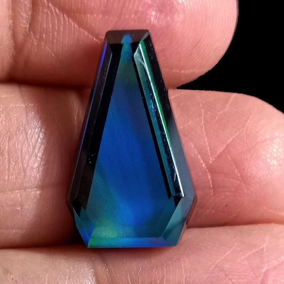 Beautiful Natural Fire Opal Flawless 9-10 Ct Fancy Cut Certified Loose Gemstone