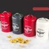 1.2L Storage Canister Jars for Tea Coffee Sugar, Vintage Metal Kitchen Food Storage Container Sealed Cookie Cans Kitchen Supply