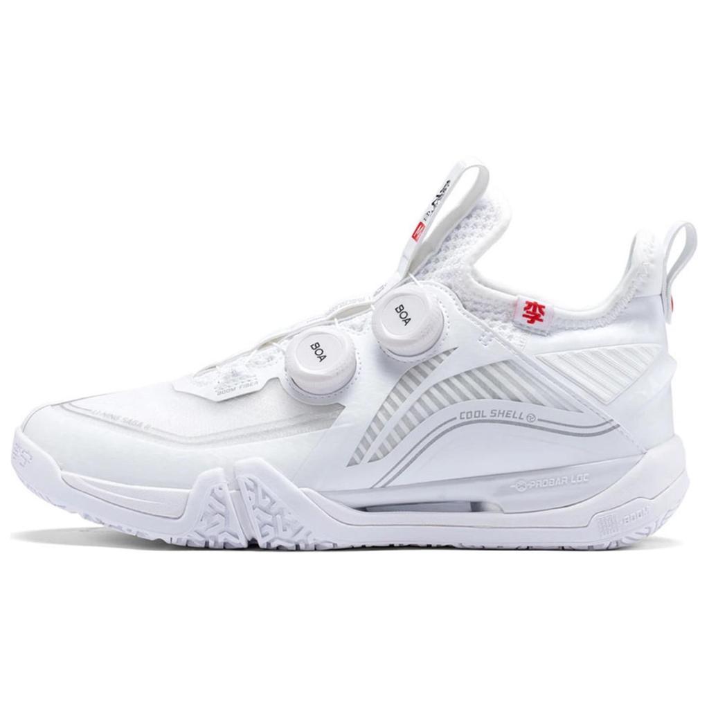 LiNing Stick to the Ground Flight MAX Anti Slip Wear Resistant Low Top Badminton Shoes Men's White