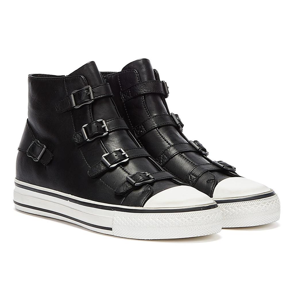 Buy ASH Virgin Leather Womens Black Trainers at affordable prices