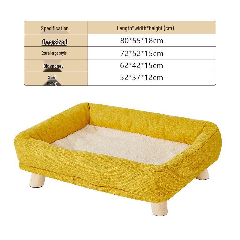 Four Seasons Washable Pet Bed: Cool Summer Mat for Small Dogs & Cats