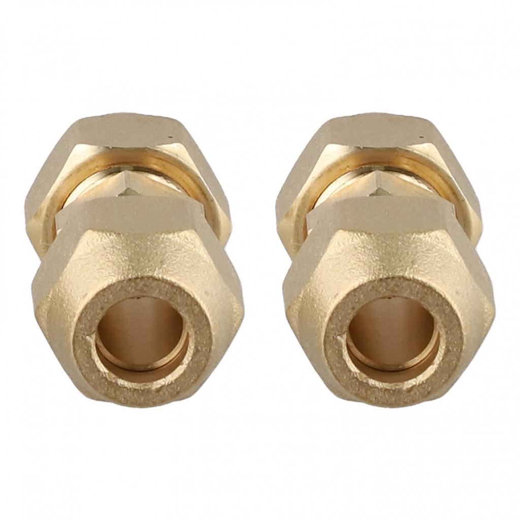 Nipples Set of 2 In Brass Material Designed for Air Conditioning Fitment