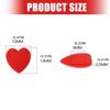 10 Pairs Adorable Heart Shaped Glasses AntiSlip Covers Silicone Eyeglasses Ear Grips for Fashionable Eyewear