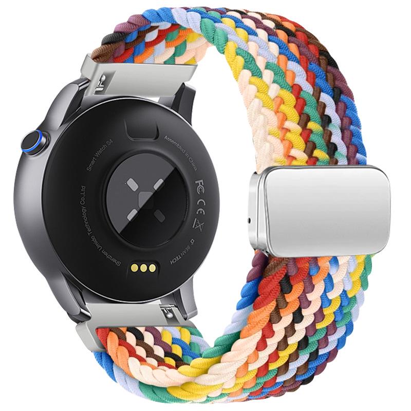 Universal Woven Nylon Magnetic Buckle Watch Band for Huawei/Samsung - 18mm, 20mm, 22mm