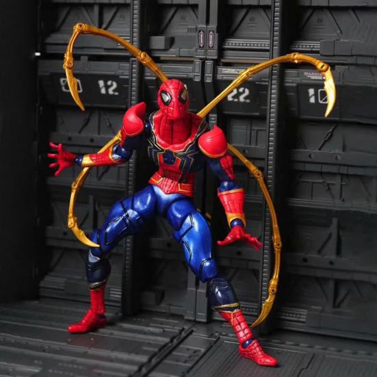 Marvel Avengers Model Rust-proof Collectable Solid Amazing Yamaguchi Spider Man Action Figure Model for Movies Lover