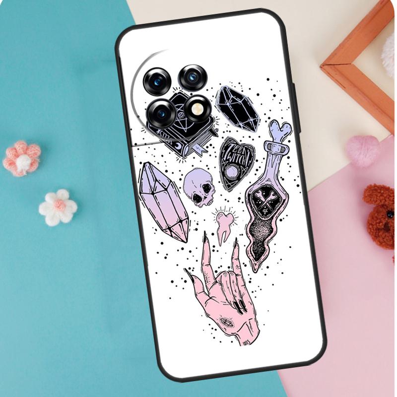 Witch Aesthetic Art Case For OnePlus 10T 8T 10R 12R 13R 13s 9 10 Pro 11 12 13 Nord CE 5 2 3 4 Lite N20 N30 Cover