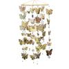 Colorful Butterfly DIY Calligraphy Wind Chime & Wall Stickers Set for Creative Bedroom & Living Room Decor