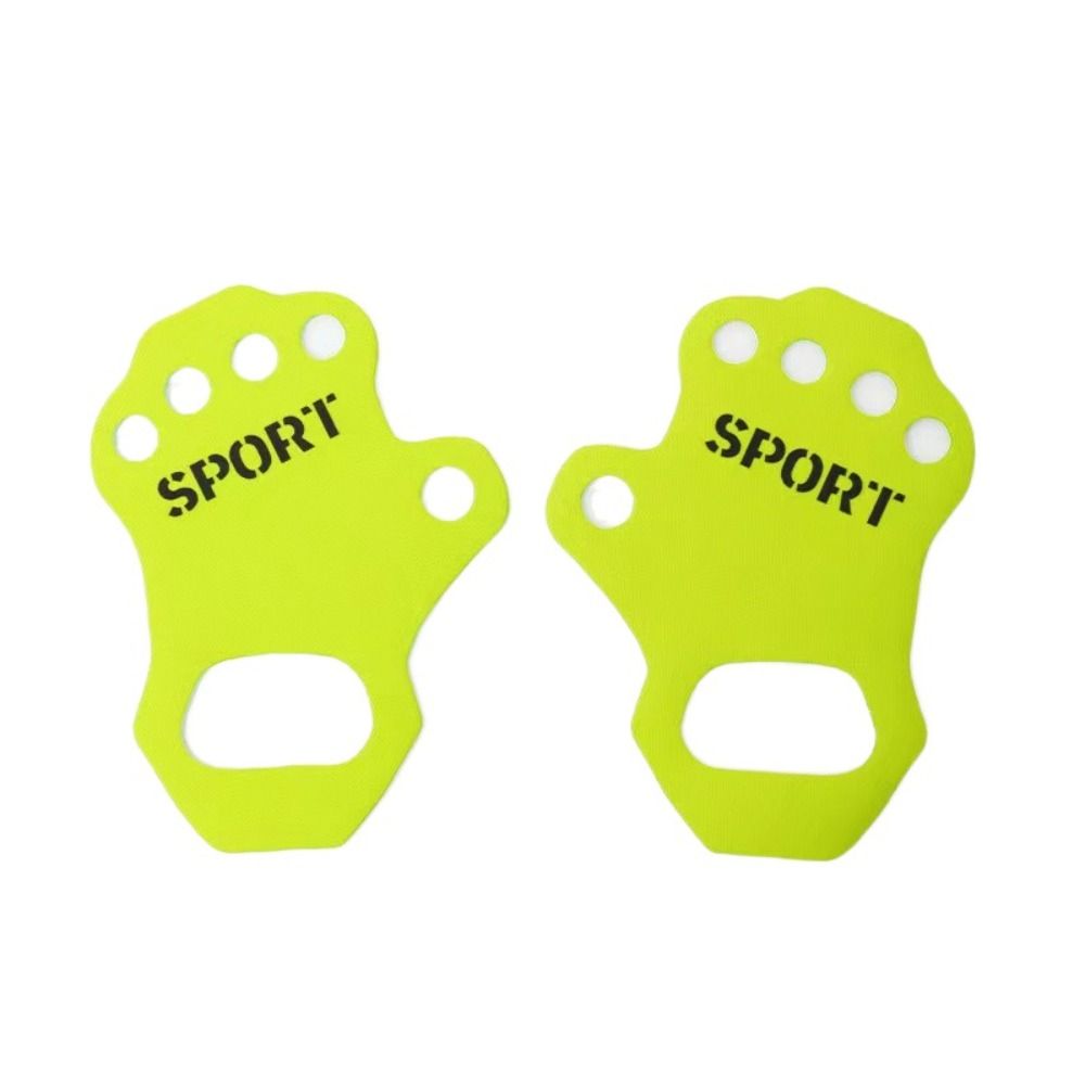 

Prevent Cocooning Weightlifting Hand Grips Weightlifting Gloves Palm Guards Weightlifting S фарби люмінесцентні зелений колір
