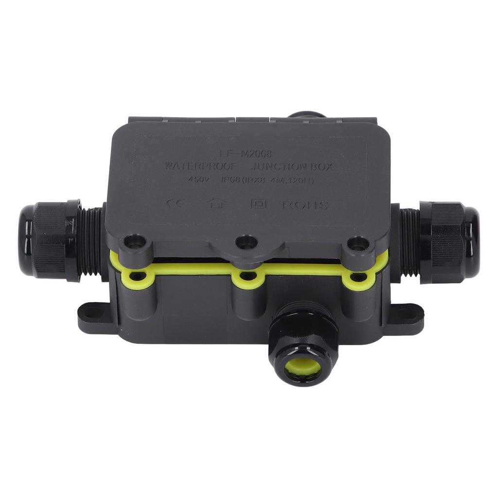 4-utas elosztódoboz IP68 vízálló külső elektromos tápkábel doboz földalatti kábelcsatlakozó 450