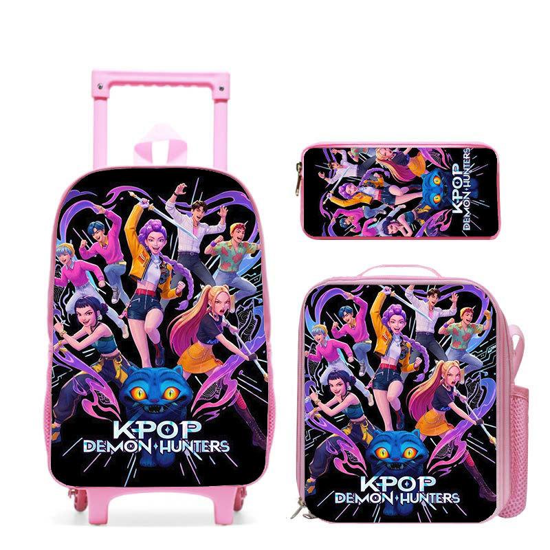 Kpop Witch Hunter Girl Group Schoolbag High Definition Printing Casual Crossing Border Lightweight Tie Rod Backpack One Piece Hair