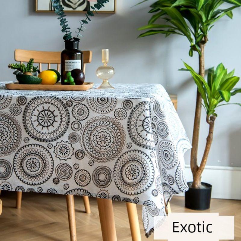 

Хлопково-льняная студенческая скатерть в японском стиле, китайская Exotic 100*145cm [desk commonly used] (lock edge)