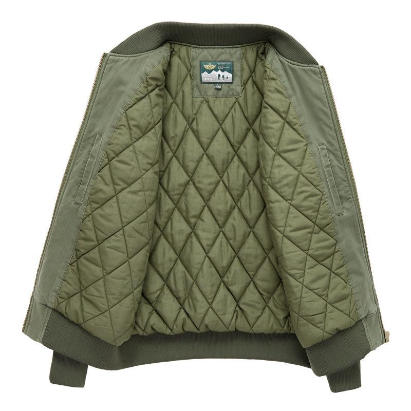 Winter Flight Cotton-padded Jacket Men's Thickened Casual Loose Cotton Clothes Warm Cotton Baseball Jacket Men