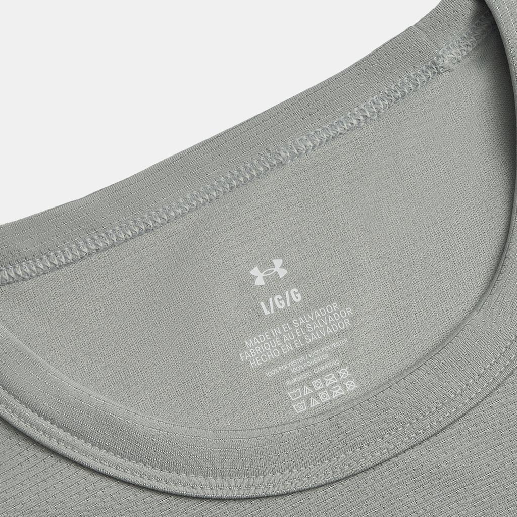 Under Armour Training Basketball Workout Lightweight Sweat-Wicking Breathable Comfortable Versatile Casual Vest Men tops Titanium-Gray 6010919-069