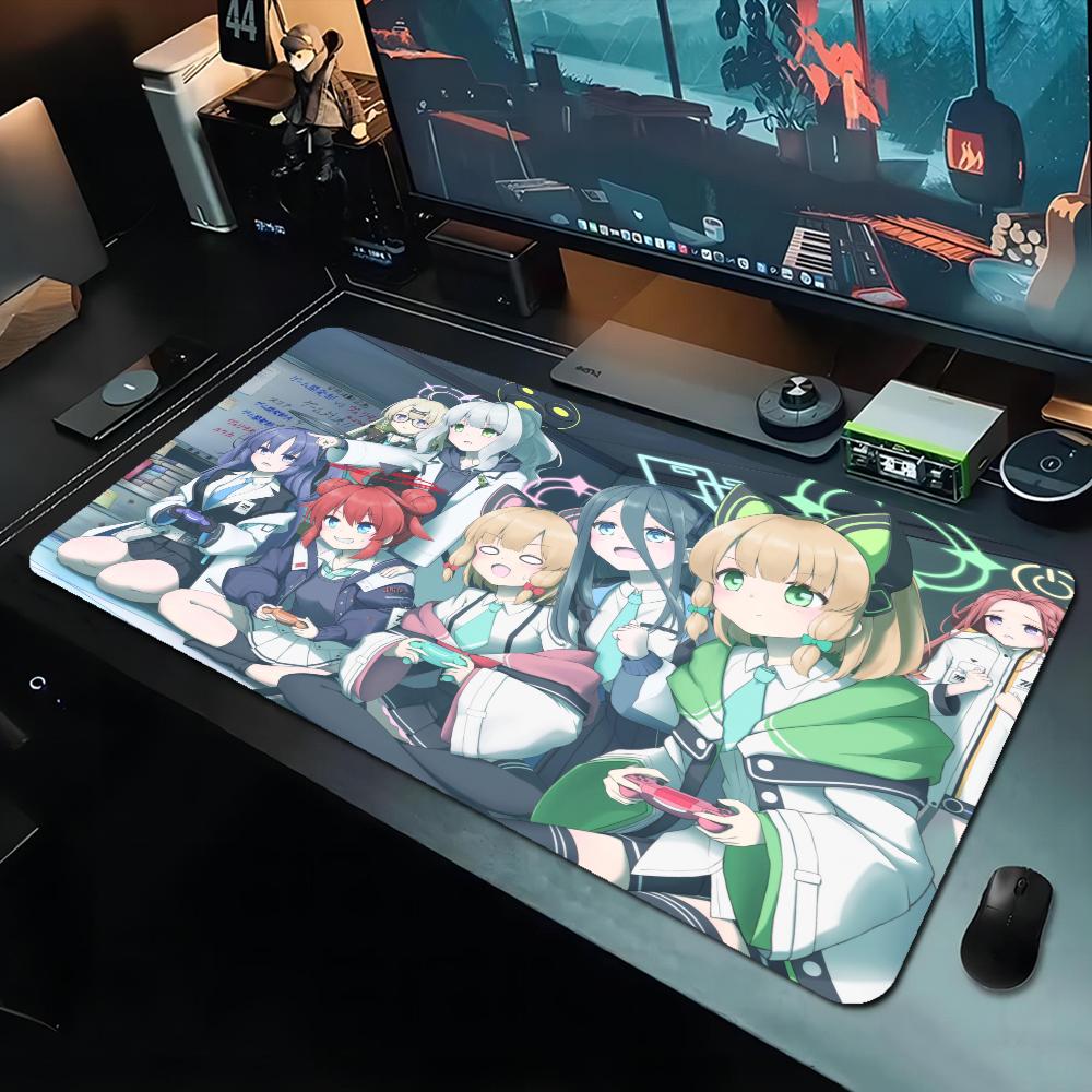 Blue Archive Mousepad Boy Pad Natural Rubber Gaming Mousepad Desk Mat Size For Gameing World Of Tanks CS GO Zelda