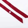 Adjustable Criss-Cross Bowtie Preepy Look School Uniform All-match Solid Color