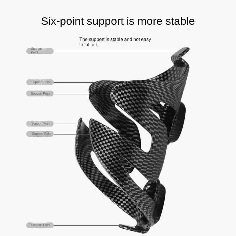 1/2PCS High Toughness PC Bottle Cage Carbon Fiber Pattern Ultralight Matte Mount Durable Rack Road MTB Cycling Accessories