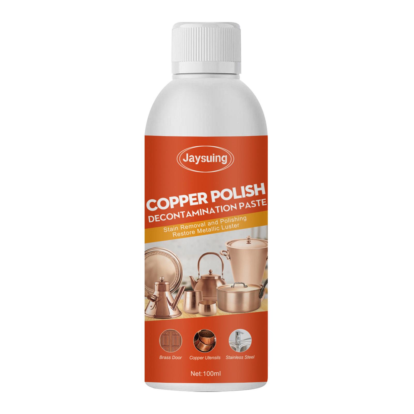 

Brass and Copper Tarnish Remover Harmless Non-abrasive Metal Polish Cleaner for Polishing of Electrical Appliances 100ML