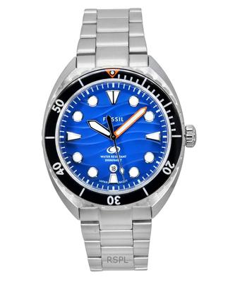 Pánské hodinky Quartz Diver's FS6064 200M z nerezové oceli s modrým ciferníkem