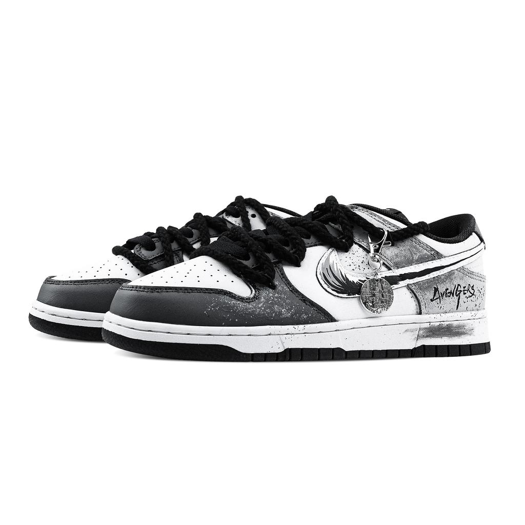 Nike Dunk Skyfall Torrent 1 Cutie Inimă Rezistente la Abraziune Pantofi Skateboard Low top Unisex Negru Gri HF5441-100(Team773-1-)