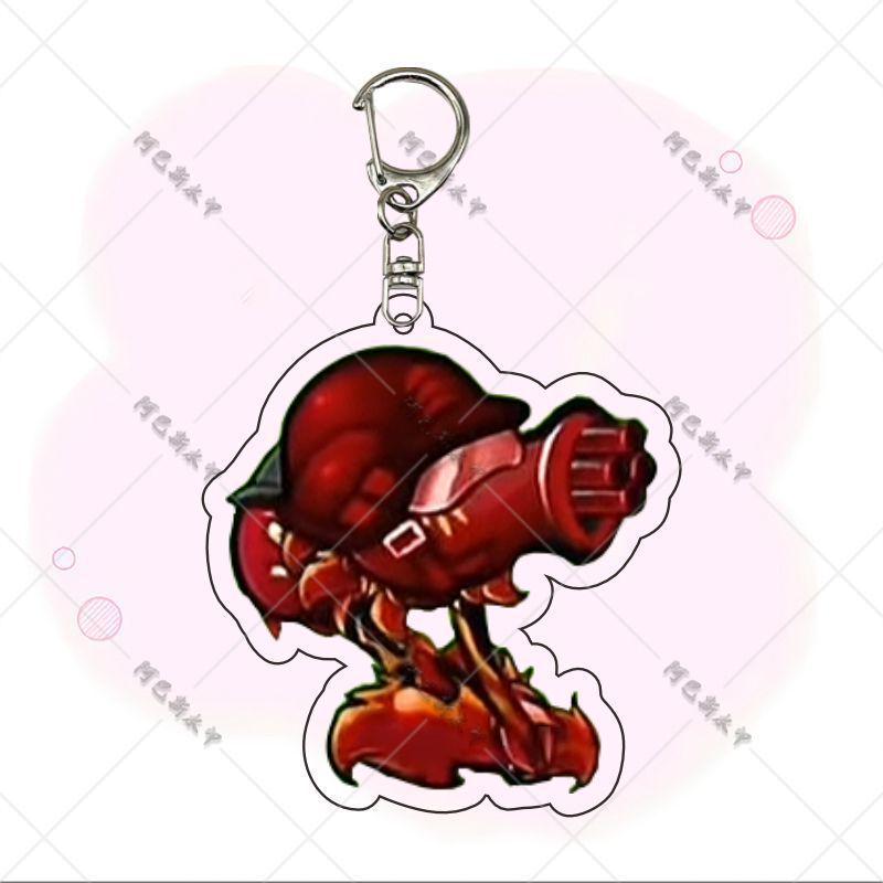 Plants Vs. Zombies Fusion Fan Acrylic Keychain - Game-Themed Backpack Pendant & Jewelry Gift