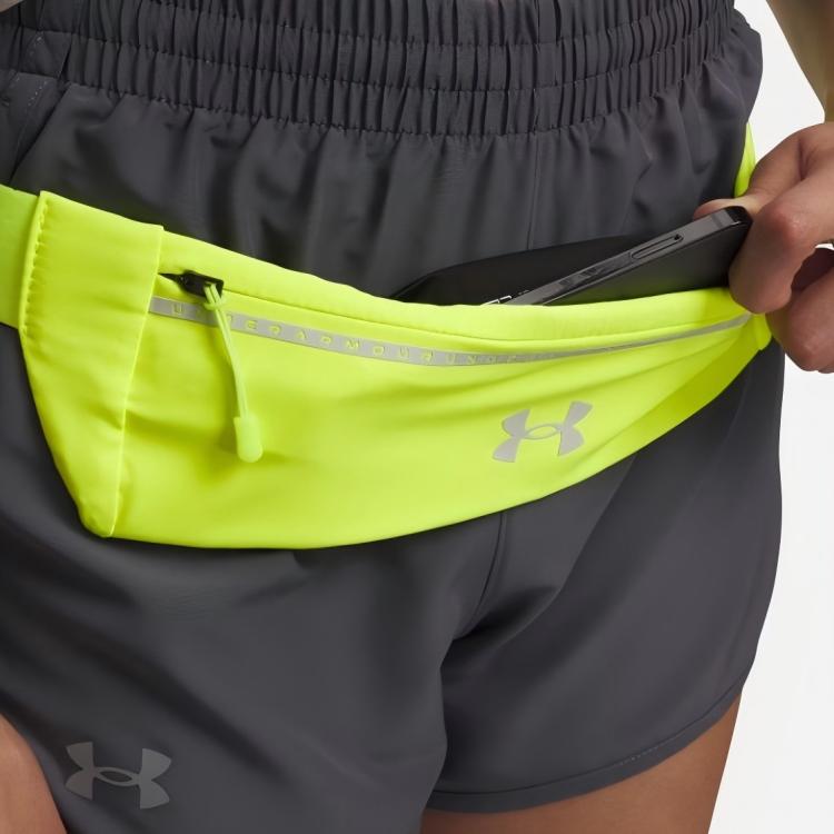Under Armour UA Velociti 0.85L Polyester Waist Bag Unisex bags Fluorescent-Yellow 1388914-731