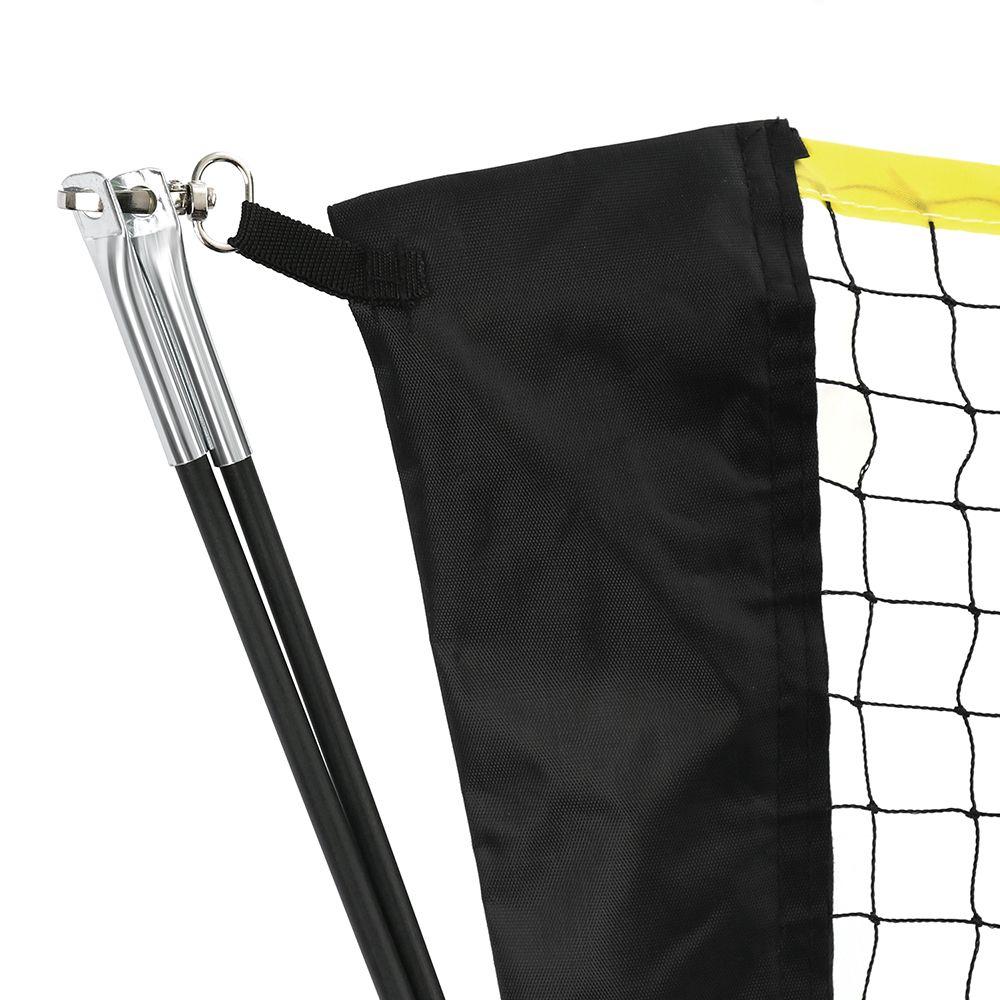 Portable Foldable Badminton Net Shuttlecock Mesh with Carry Bag Standard Training Stand Rack