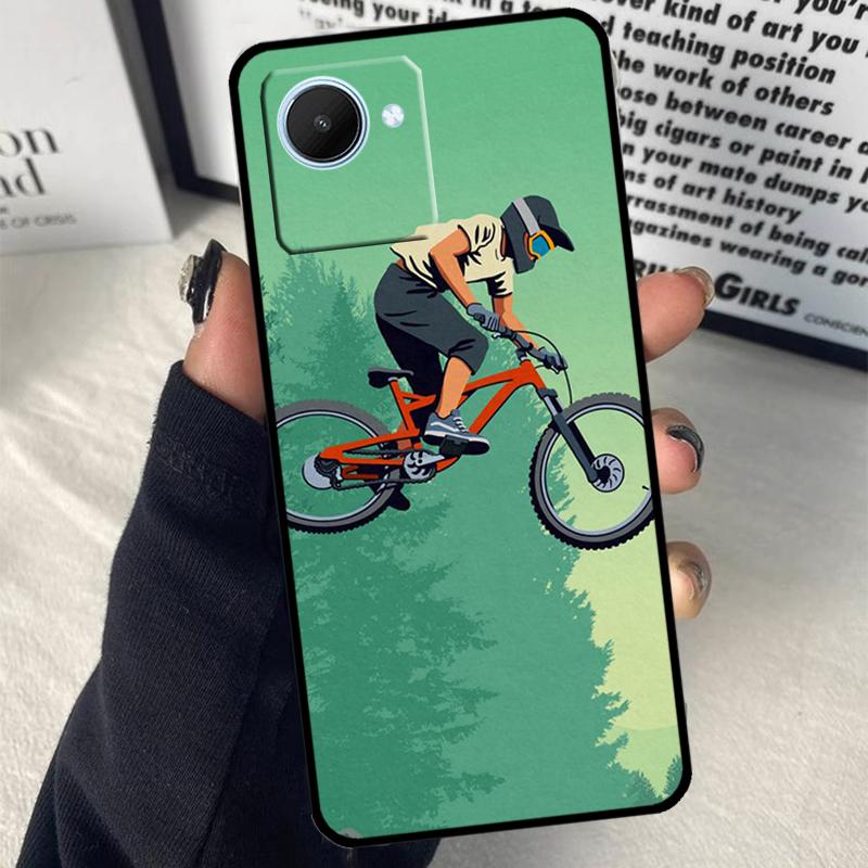 

Mountain Bike Bicycle MTB For Realme C55 C75 C67 C63 C51 C61 C53 C35 C65 C71 11 12 13 14 Pro Plus GT6 GT7 15 Pro Case Realme C75 4G