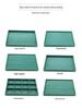 Velvet Dark Green Jewelry Display Tray for Rings, Necklaces, and Earrings