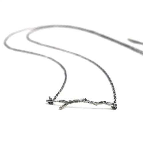 Poff Silver Branch Necklace