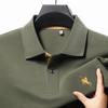 High End Brand Long Sleeved Polo Shirt Men'S Autumn New Fashion Embroidery Lapel T-Shirt Casual Business Paul Men'S Clothing