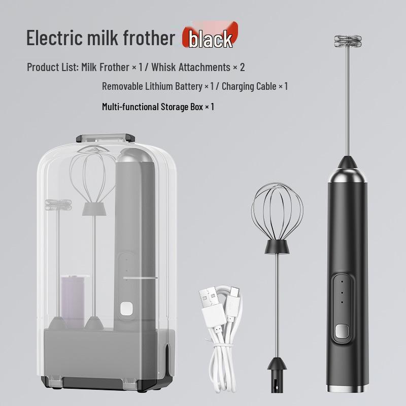 USB-wiederaufladbarer Mini-Handmixer für Milch & Eier
