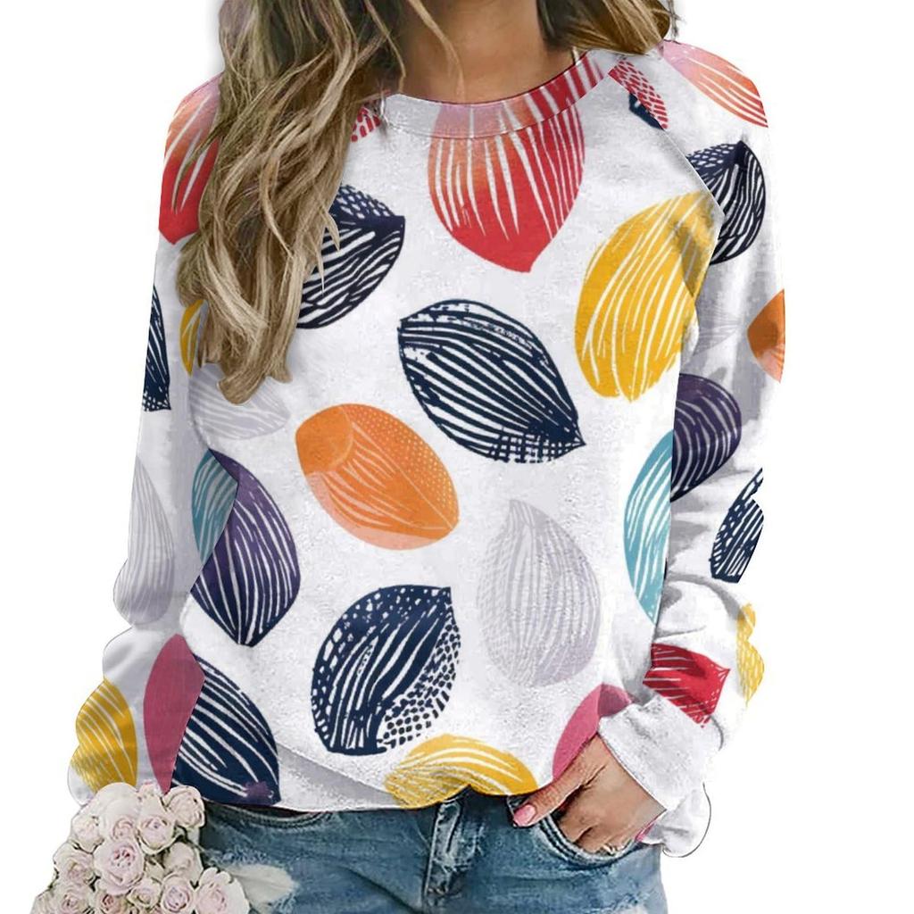 Floral Flower Pattern 3D Print Sweatshirts Women New Casual O-Neck Hoodies Streetwear Y2k Pullovers Harajuku Tops Woman Clothing