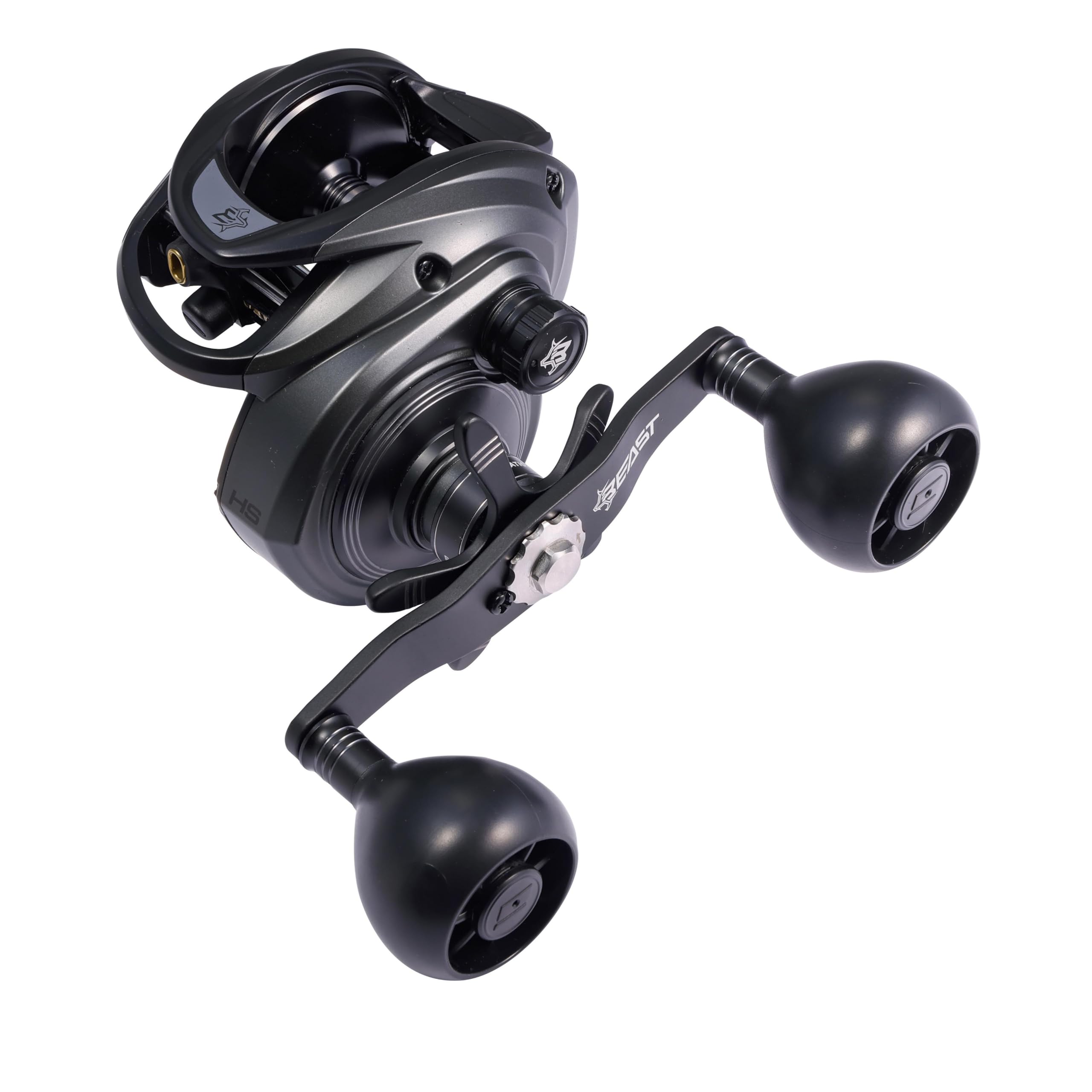 

Abu Garcia Beast LP Beast 400 High Gear Baitcasting Reel Low Profile Bass Saltwater Monster Fish Big Game Left-Handed чёрный