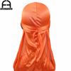 Unisex Women Men Silk Durag Turban Hat Wigs Biker Headwear Headband Hair Accessories Long Tail Straps Bandanas Silky Durags