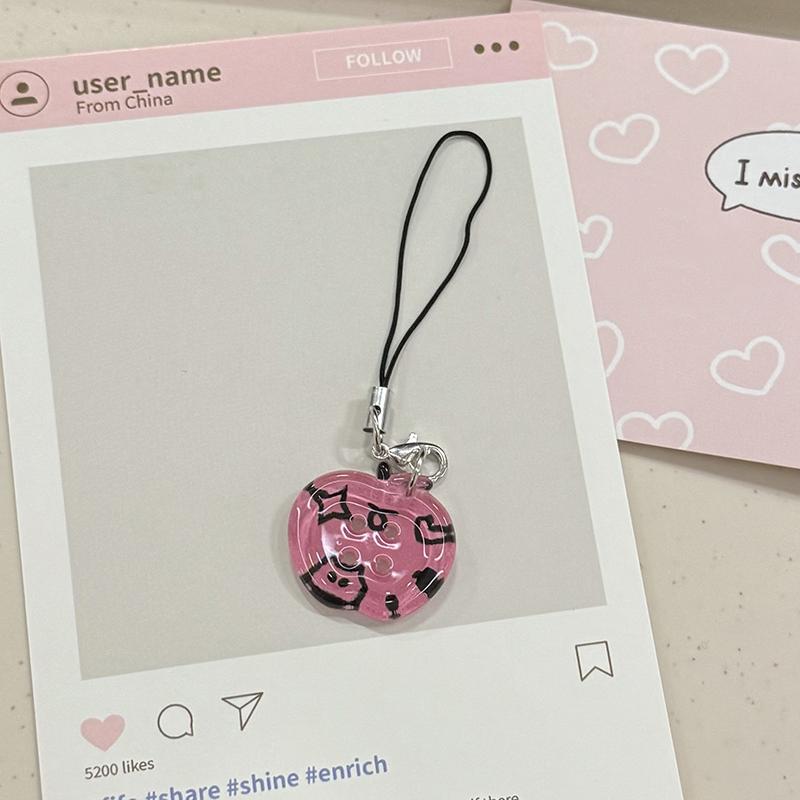 Cute Button Phone Charms Pendant Kawaii New Cases Mini Pendants Accessories For Schoolbag Ins Korea
