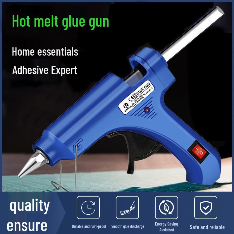 Popular 20W Hot Melt Glue Gun for DIY Jewelry and Crafts with Glue Sticks