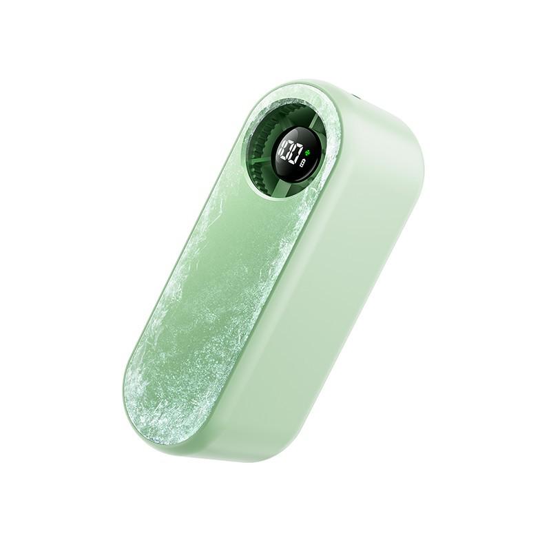 

Palm-Sized Multi-Functional Mini Cooling Fan with Ice Grip 41*53*120mm зелений