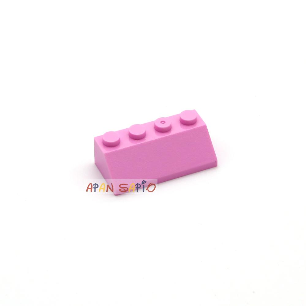 40pcs DIY Building Blocks Slope 2x4 Thick Figure Bricks Educational Creative Compatible With 3037 Toys for Children Size