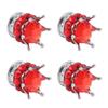 4 Pieces Tire Wheel Stem Valve Cover   Crown       for Cars Trucks  